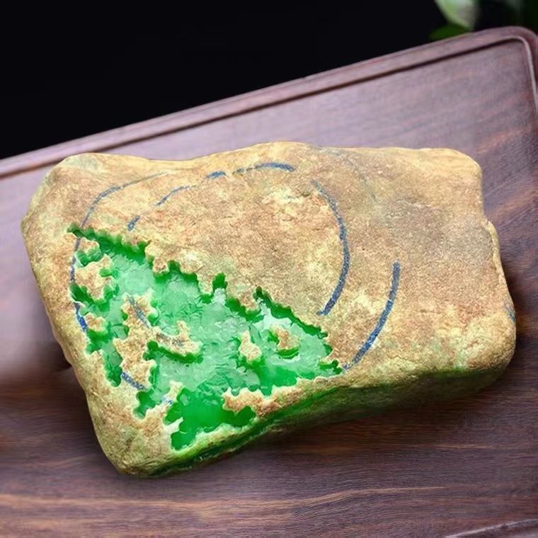 Natural Myanmar jadeite A product semi-bright material ice bracelet brand custom jade bracelet live broadcast genuine A product with certificate - AuraKin