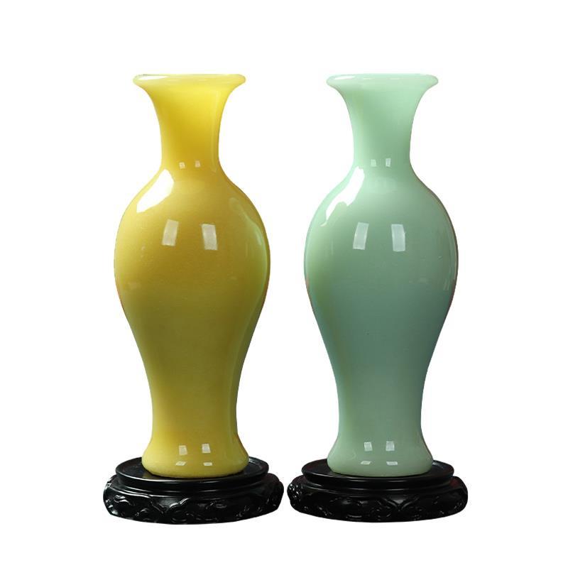 Jade gourd vase ornament Fulu lucky home feng shui decoration porch TV cabinet decoration housewarming gifts Lucky Gallery