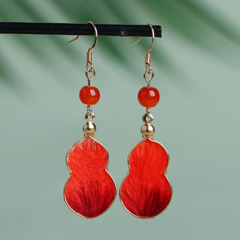 AuraKin $19.99 Silk Edelweiss Earrings Gift
