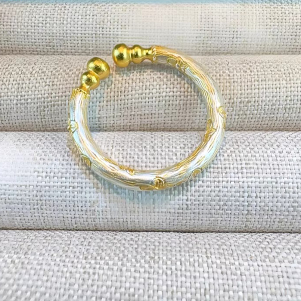 AuraKin Silver Gourd Ring