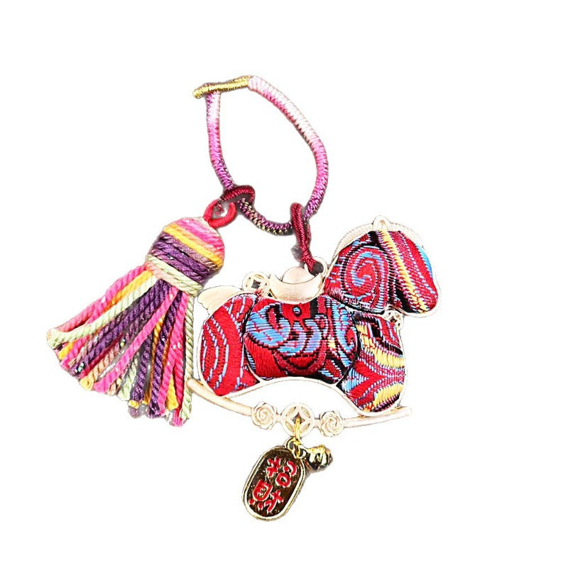 AuraKin double-sided Song Jin gourd keychain and bag charm