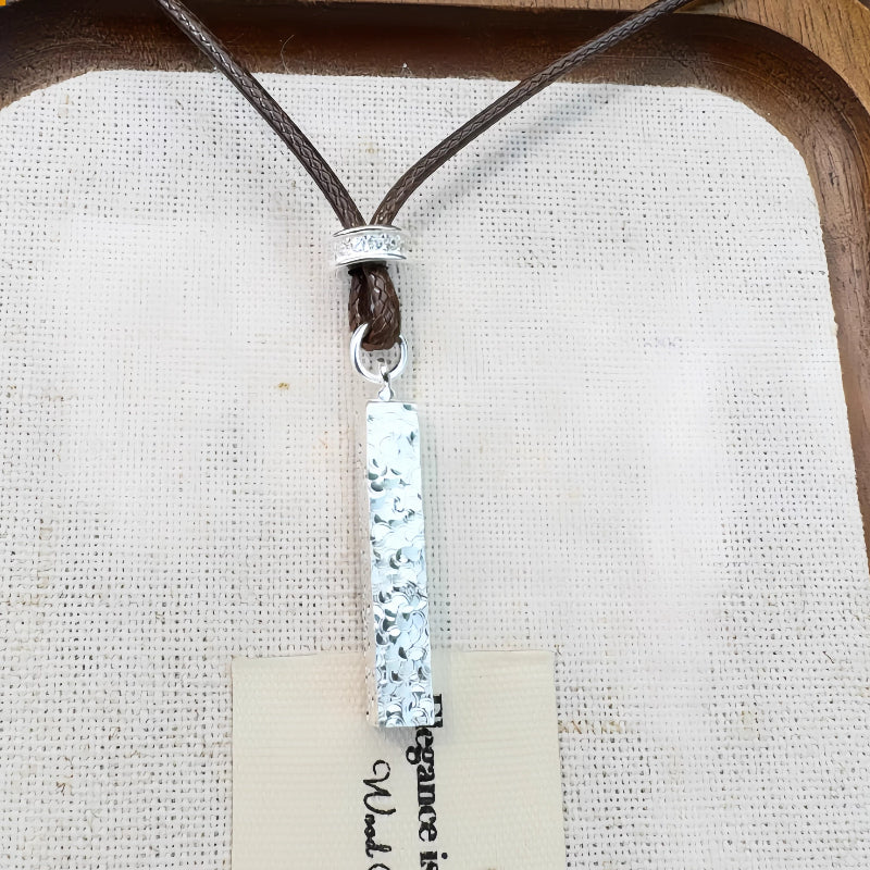AuraKin Silver Necklace Pure Crushed