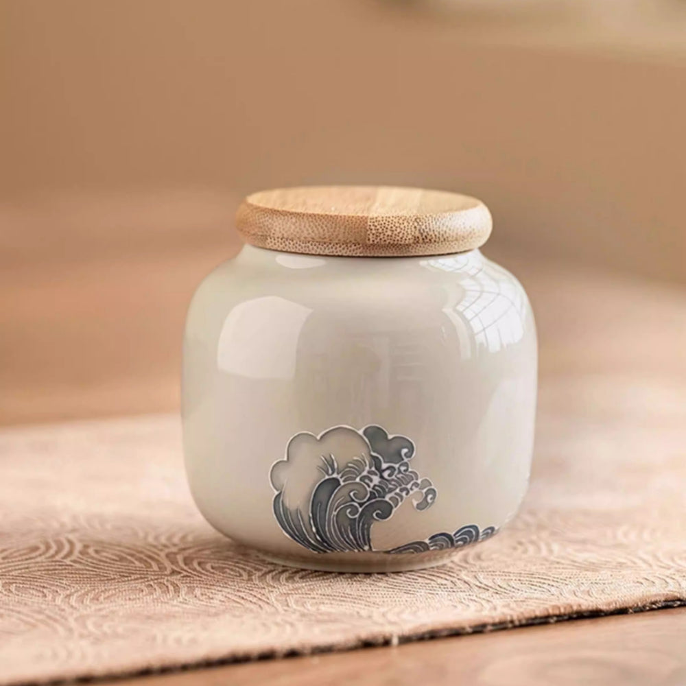 AuraKin Portable Ceramic Tea Canister - AuraKin Gift