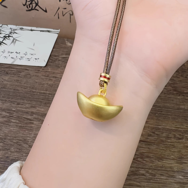 AuraKin Silver Necklace Lucky For