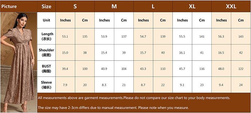 Malaysia Dubai Handmade Rice Bead Dress V-Neck Ethnic Robe Two-piece Turkish Printed Holiday Robe middle - AuraKin