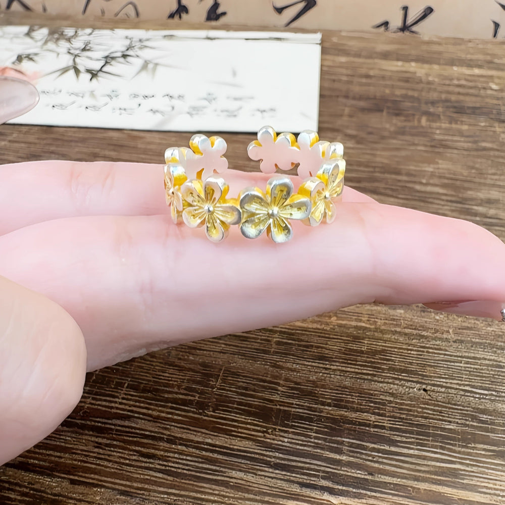 AuraKin Silver Ring Pure Painted