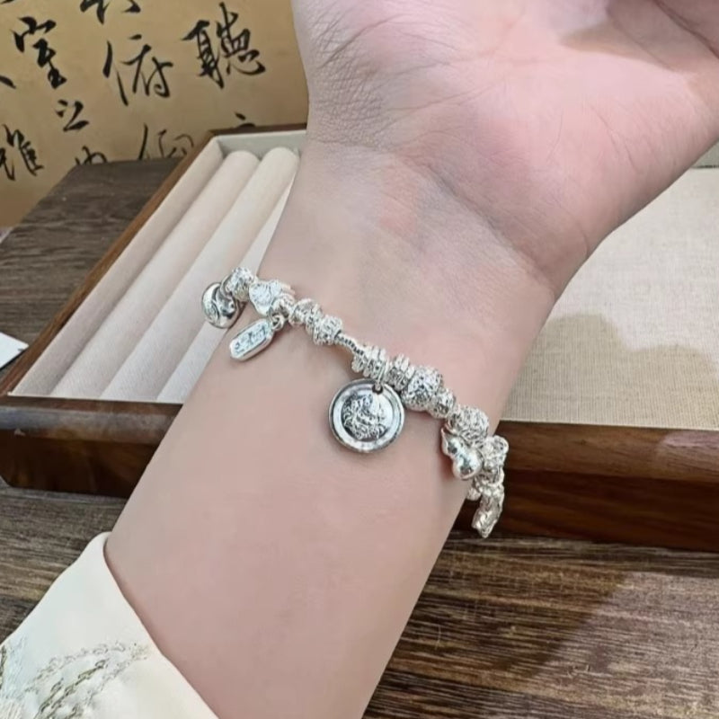 AuraKin Silver Yellow Bracelet