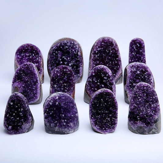 Brazil Uruguay Crystal Amethyst Citrine Artificial Optimization Degaussing Office Desktop Front Desk Feng Shui Ornament Lucky Gallery
