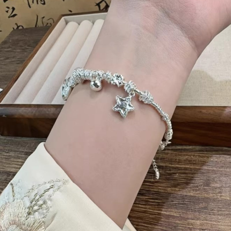AuraKin Silver Yellow Bracelet
