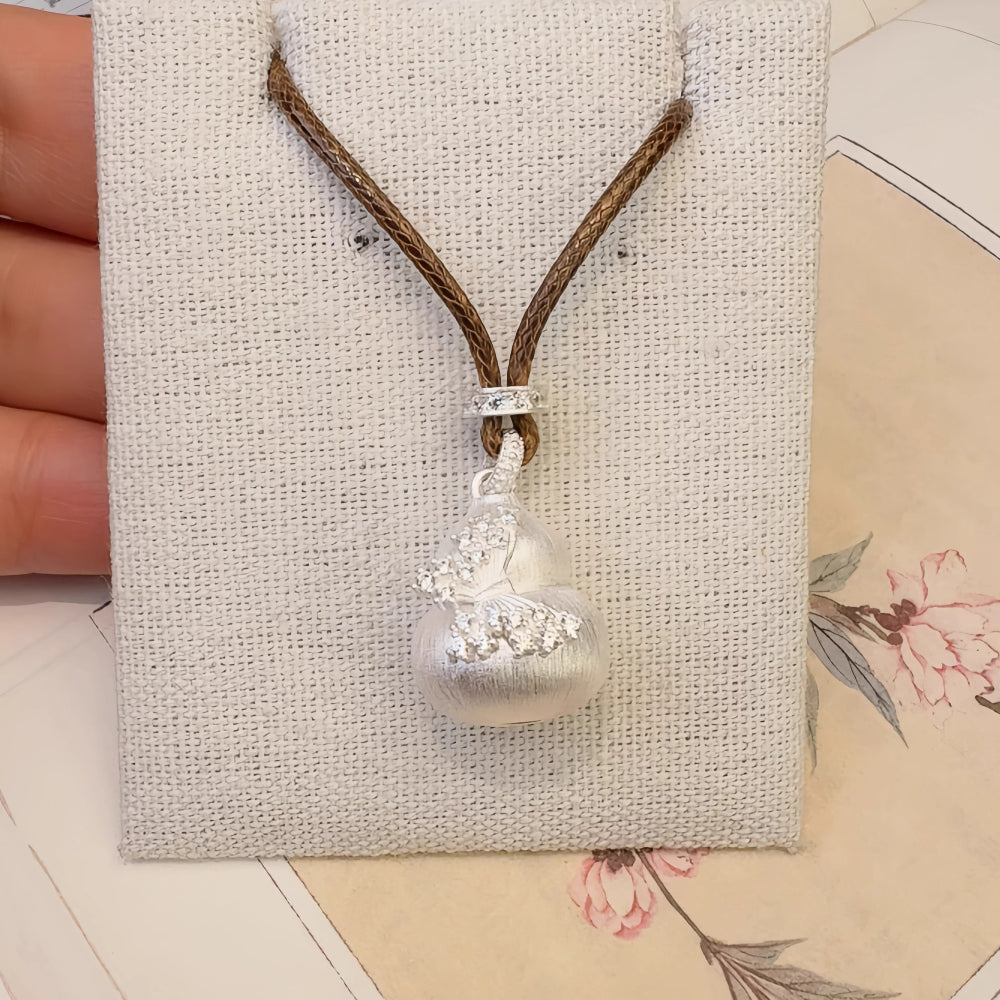 AuraKin Butterfly Gourd Necklace