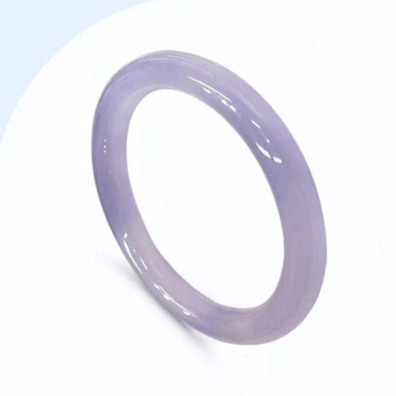 Aurakin High Ice Violet Chalcedony pink purple Bracelet Gift for Anniversary and Christmas - Perfect Birthday Gift Box for Girlfriend and Wife - AuraKin