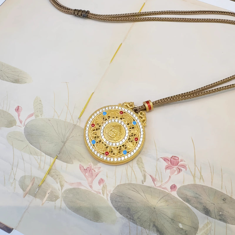 AuraKin Yellow Silver Necklace