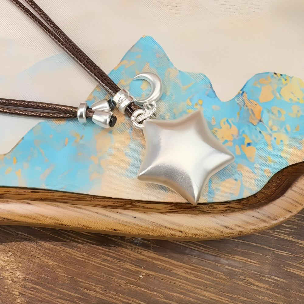 AuraKin Accompanied By The Stars And Moon Necklace