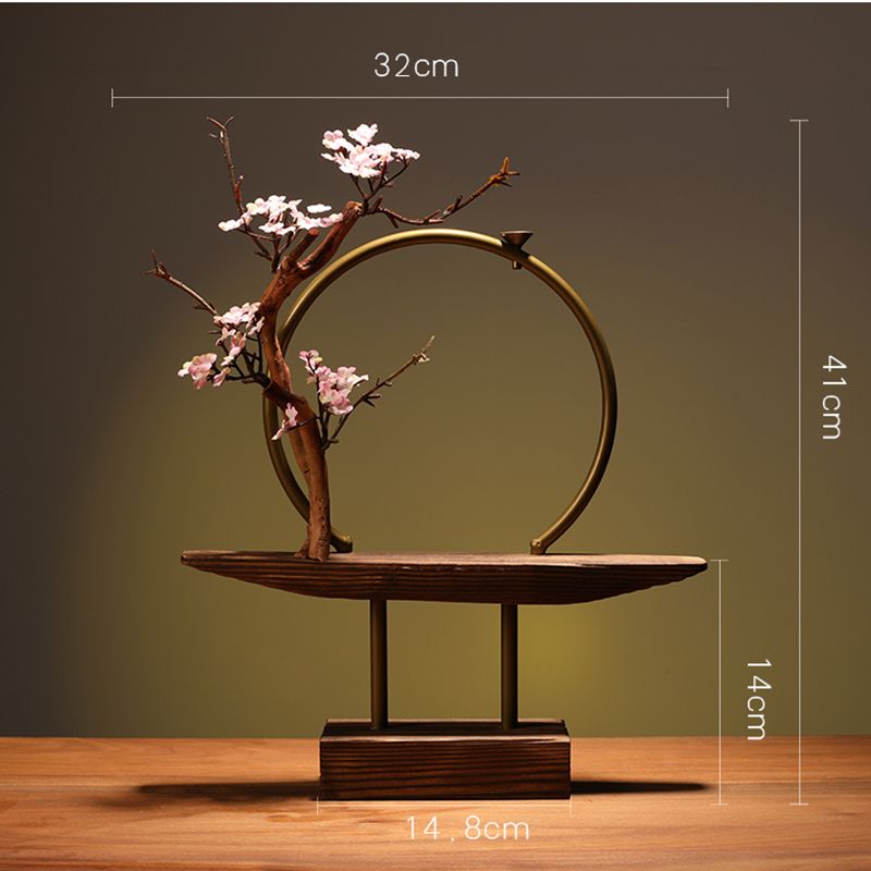 New Chinese style backflow incense burner aromatherapy creative personality Zen charm household living room entrance office home decoration Lucky Gallery