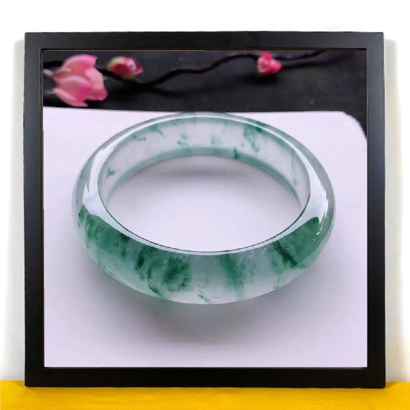Wind Ice Seed Piahua Myanmar A Goods Jade Genuine Natural Jade Color Bracelet Ancient Bracelet Positive Ring Bracelet Real Jade Bracelet Female - AuraKin