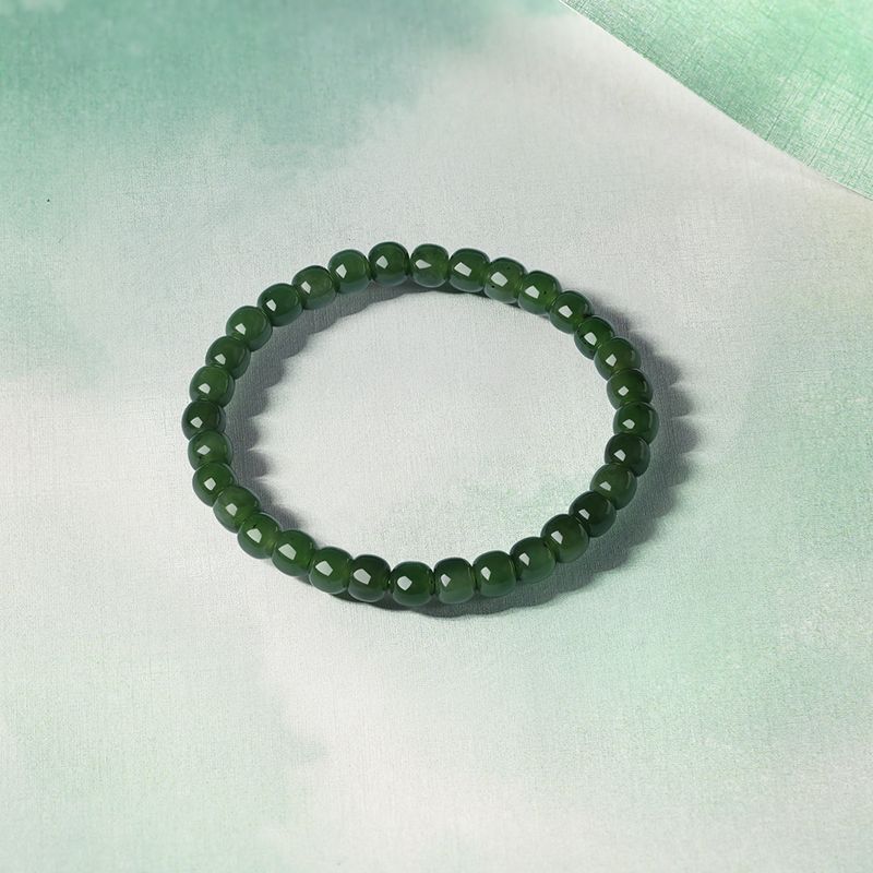 AuraKin Jade Bracelet Women's Jade Hetian Jasper Bracelet Genuine Girlfriend Birthday Gift Box - AuraKin