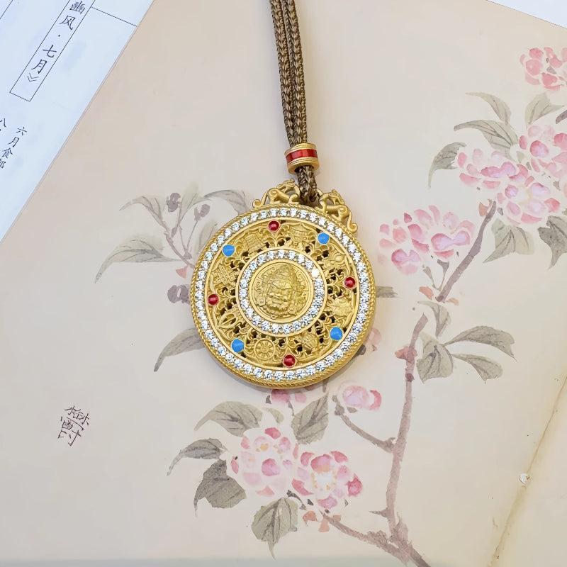 AuraKin Yellow Silver Necklace