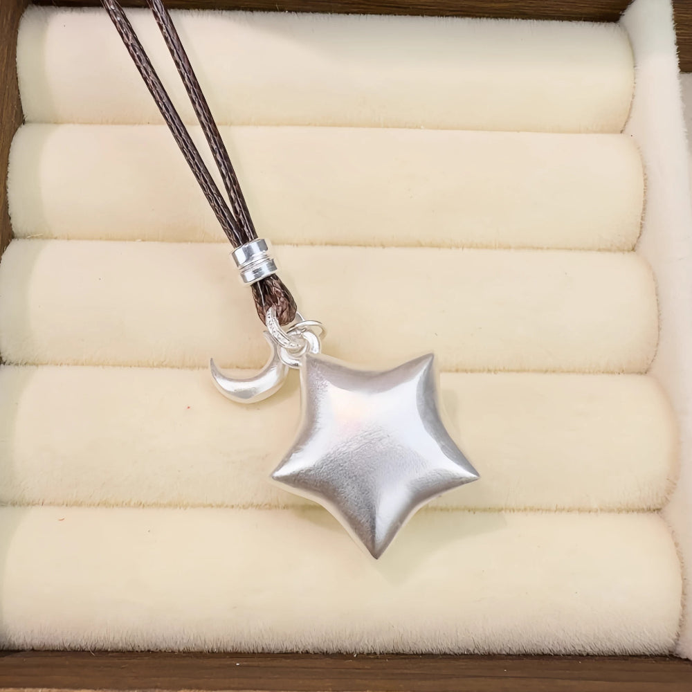 AuraKin Accompanied By The Stars And Moon Necklace