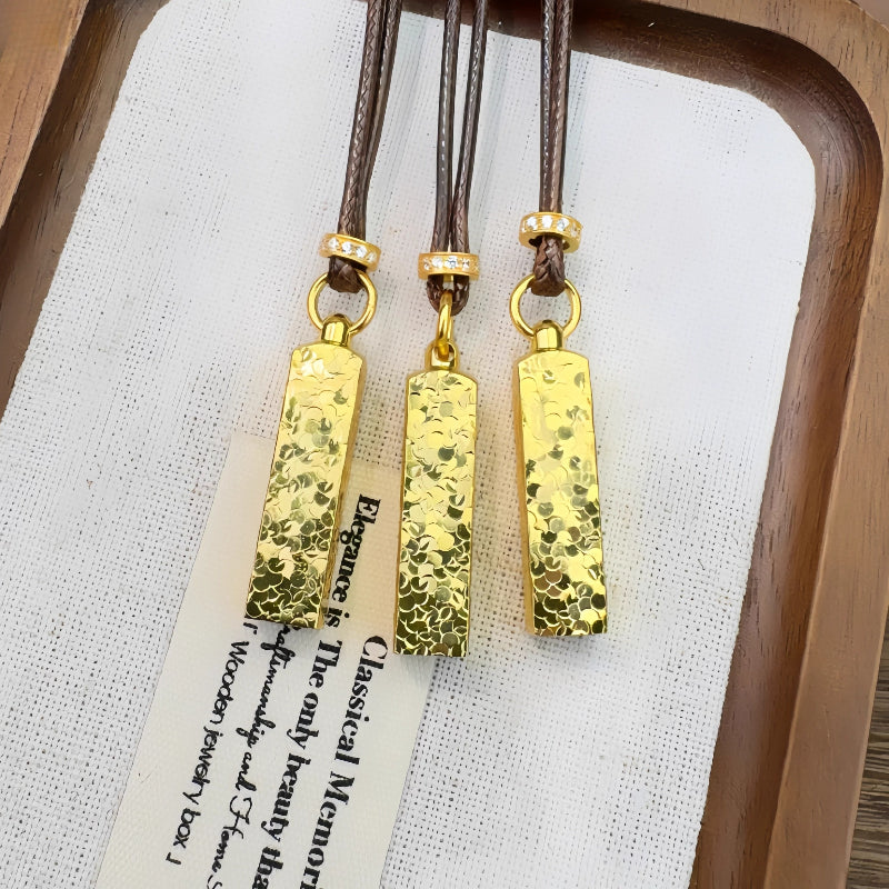 AuraKin Silver Necklace Pure Crushed