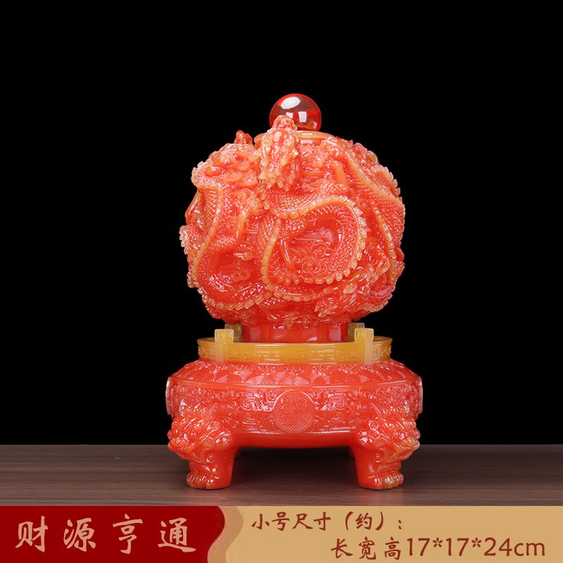 Jiuzhuan Qiankun Ding ornament attracts wealth, time comes and goes, living room entrance boss office decoration company opening gift Lucky Gallery