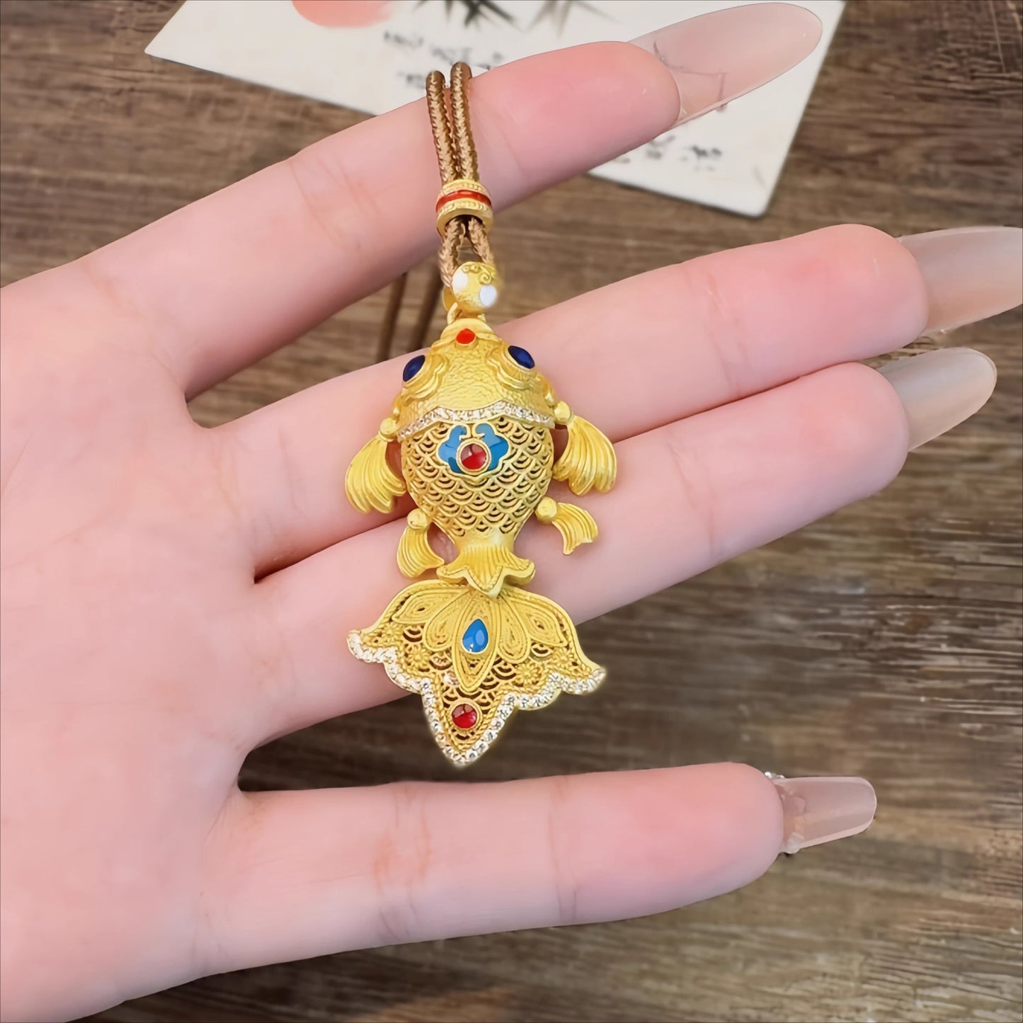 AuraKin Koi Silver Necklace