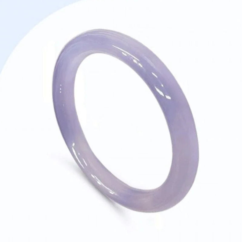Aurakin High Ice Violet Chalcedony pink purple Bracelet Gift for Anniversary and Christmas - Perfect Birthday Gift Box for Girlfriend and Wife - AuraKin