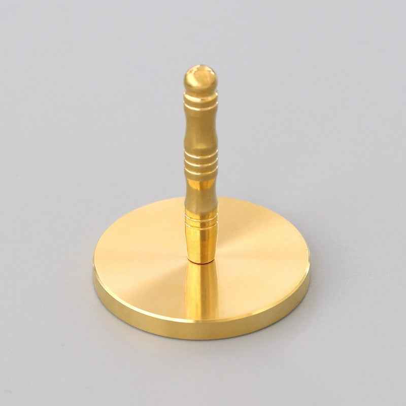 AuraKin brass incense seal tool set with burner spoon and incense accessories