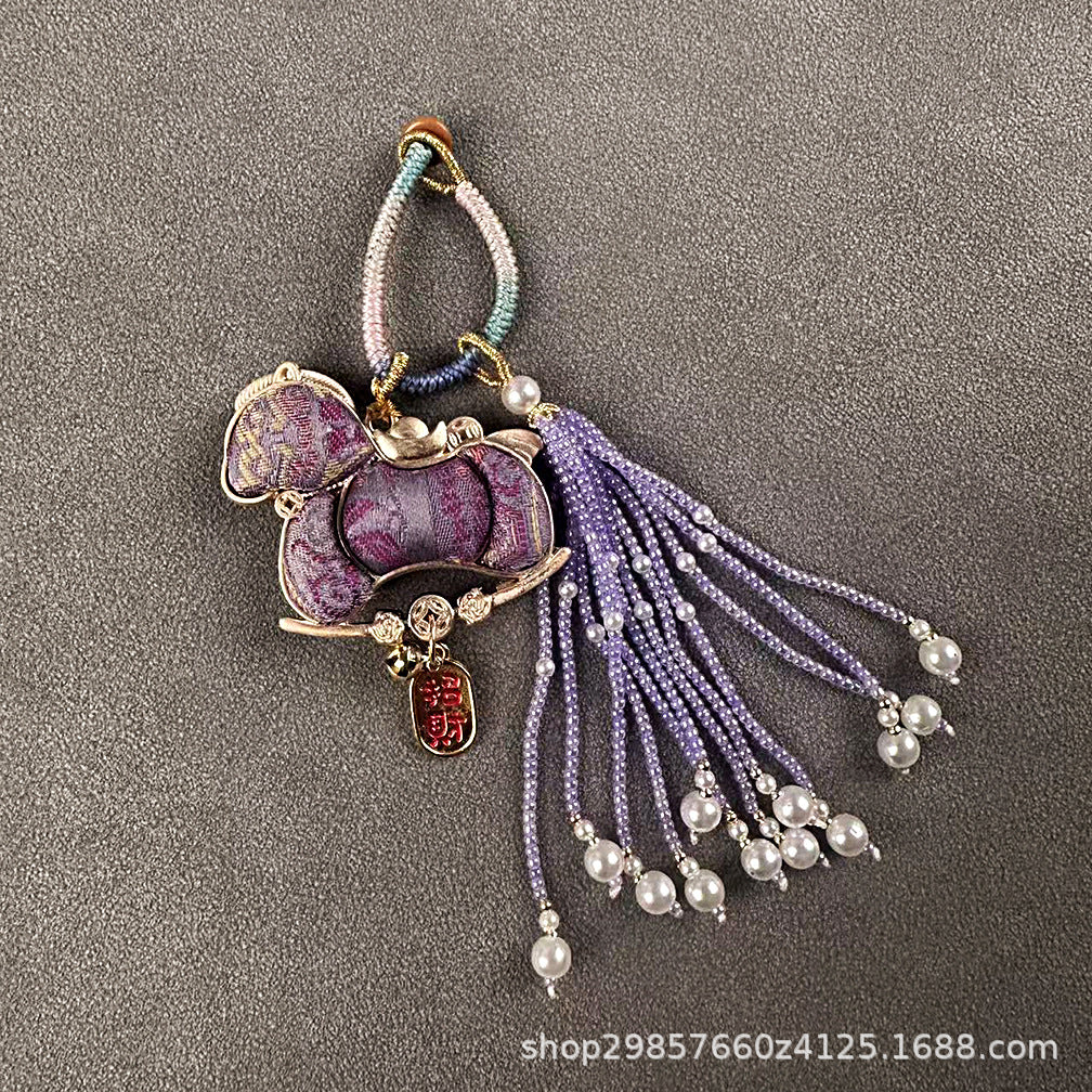 AuraKin double-sided Song Jin gourd keychain and bag charm