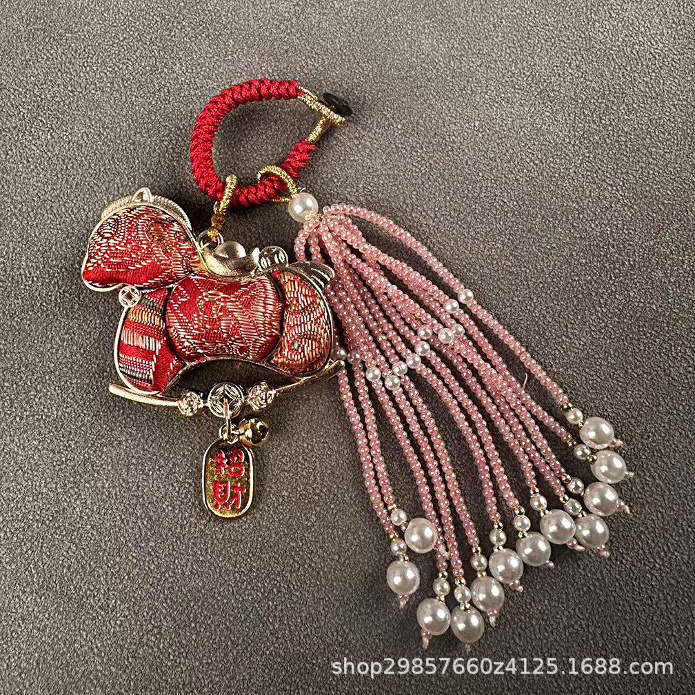 AuraKin double-sided Song Jin gourd keychain and bag charm