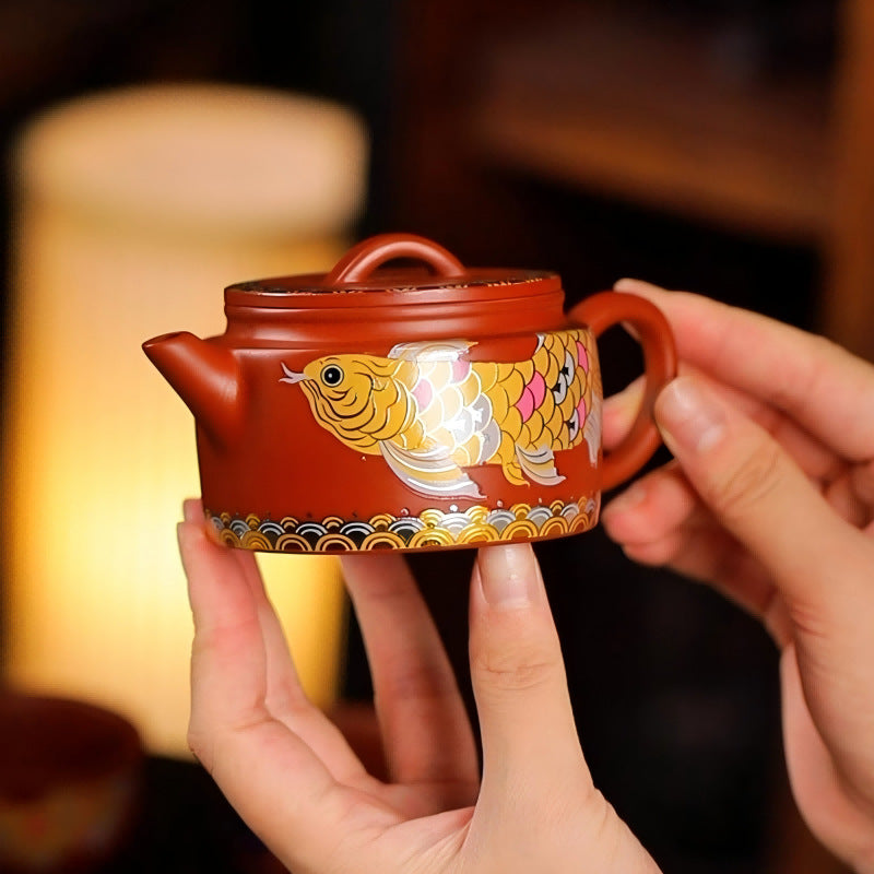 AuraKin Purple Clay Tea Set - AuraKin Gift