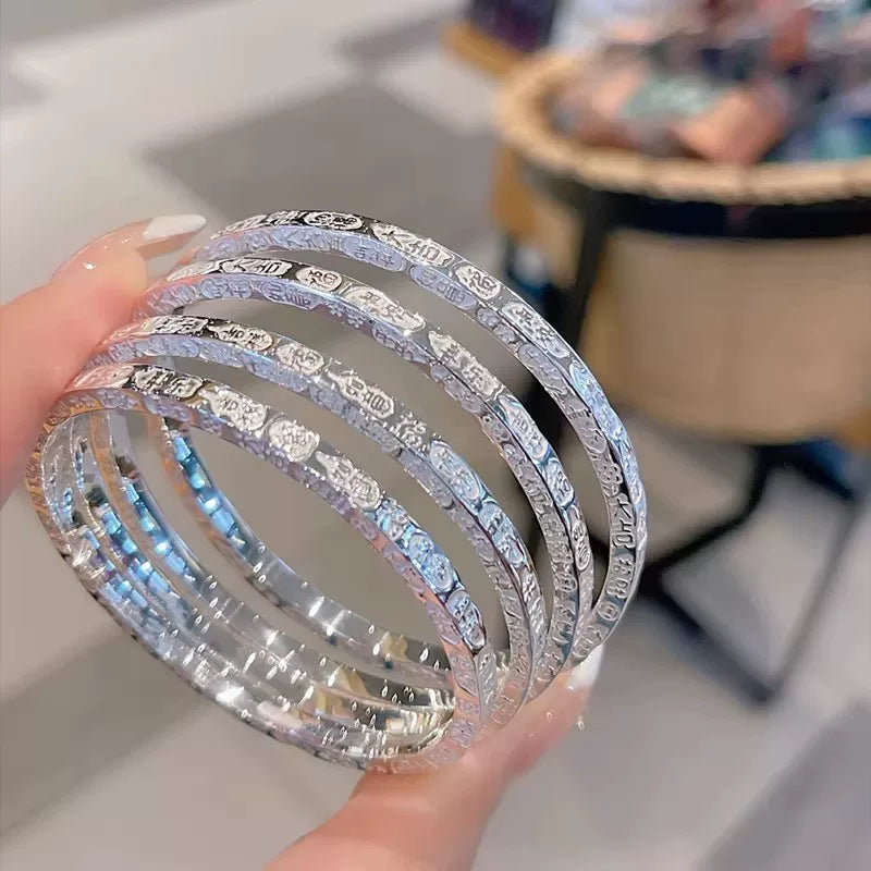 AuraKin Sifang Jiyan Silver Bracelet