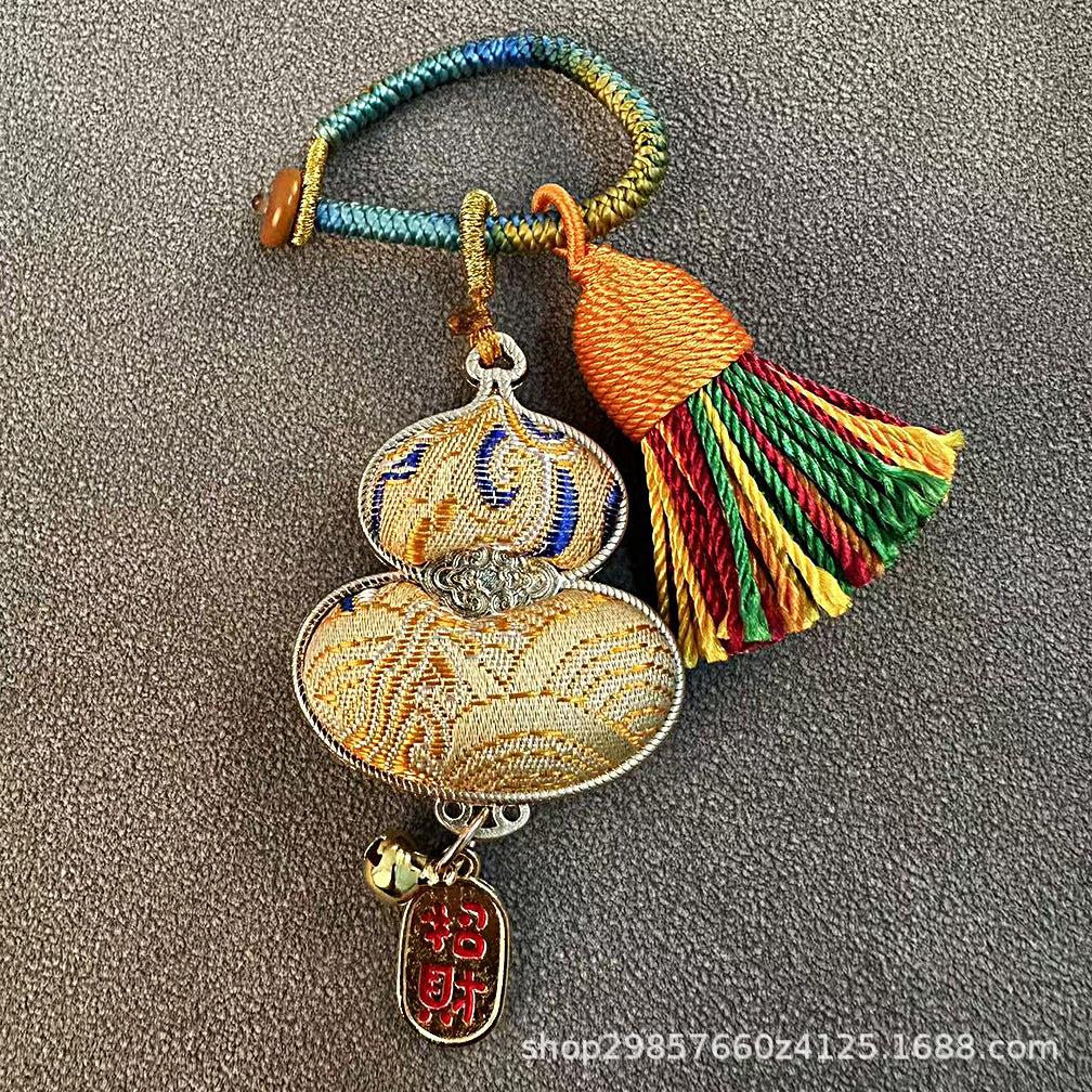 AuraKin double-sided Song Jin gourd keychain and bag charm