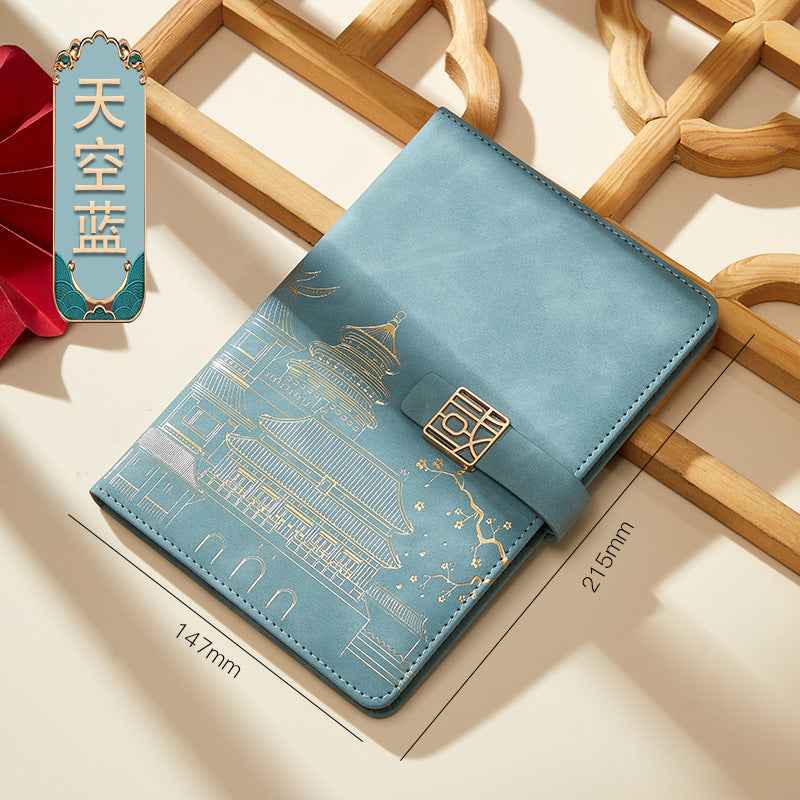 Chinese style A5 Guochao notebook custom-made high-end suit notepad Forbidden City merchandise souvenir plus logo