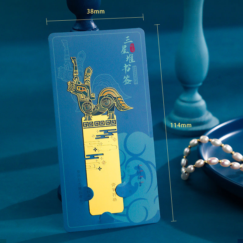 AuraKin Sanxingdui museum inspired Chinese style bookmark gift