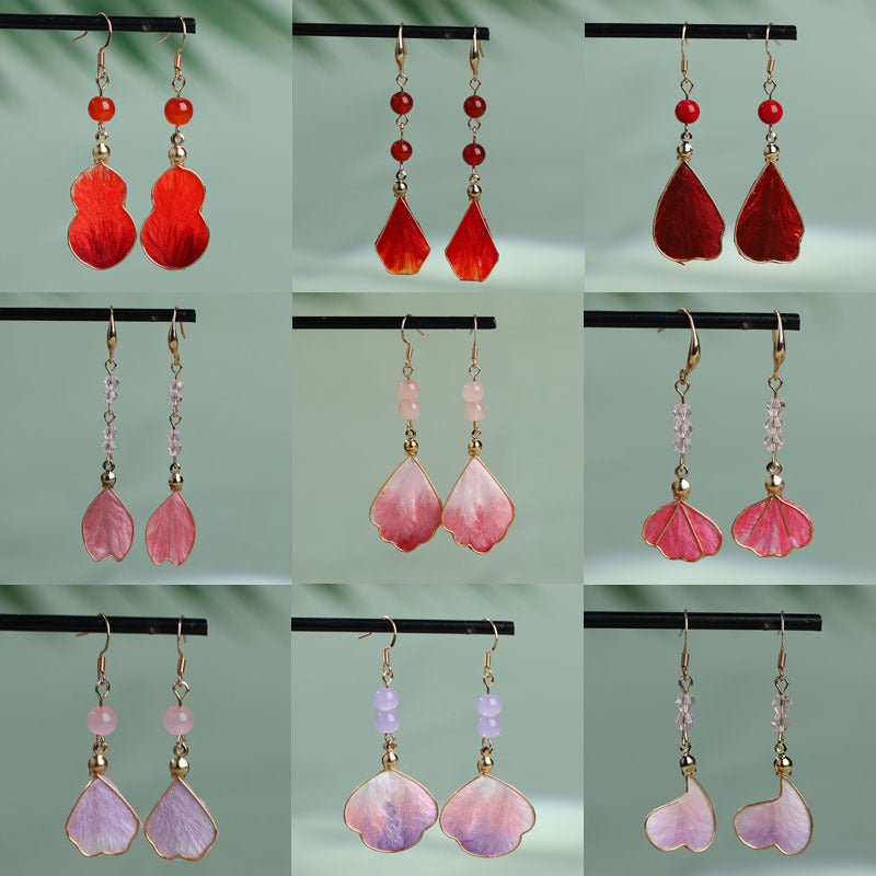 AuraKin $19.99 Silk Edelweiss Earrings Gift