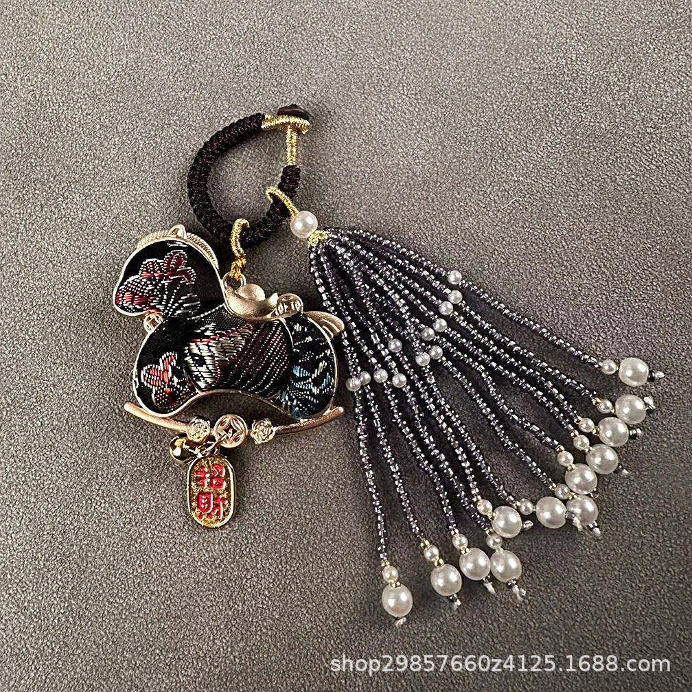 AuraKin double-sided Song Jin gourd keychain and bag charm