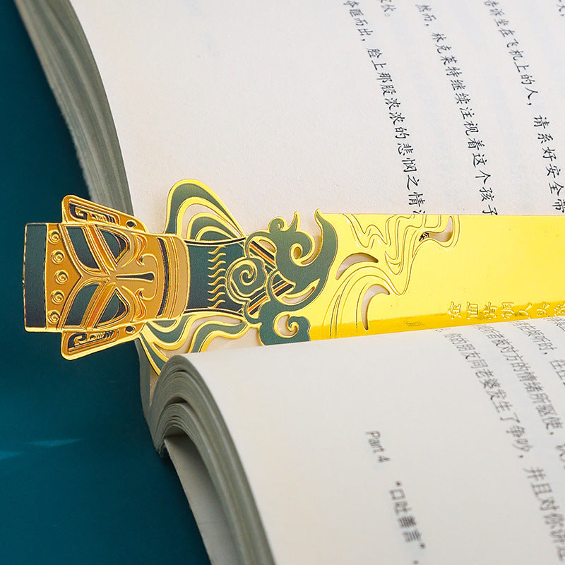AuraKin Sanxingdui museum inspired Chinese style bookmark gift
