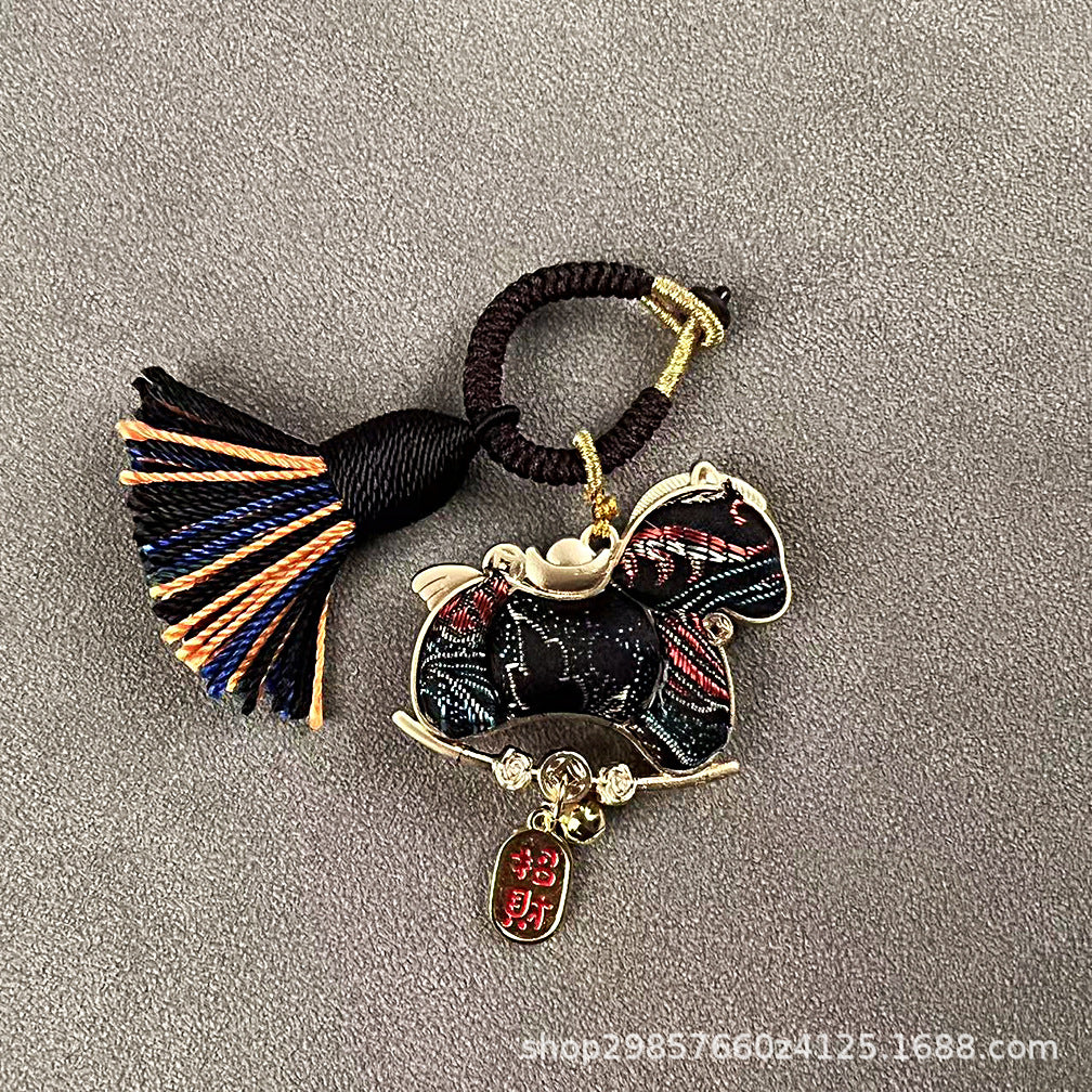 AuraKin double-sided Song Jin gourd keychain and bag charm