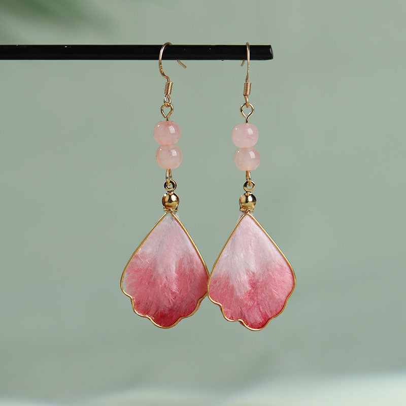 AuraKin $19.99 Silk Edelweiss Earrings Gift - AuraKin Gift