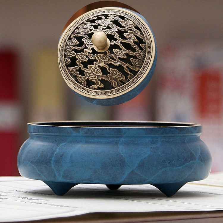 AuraKin burnt blue lotus Chinese classical incense tool set