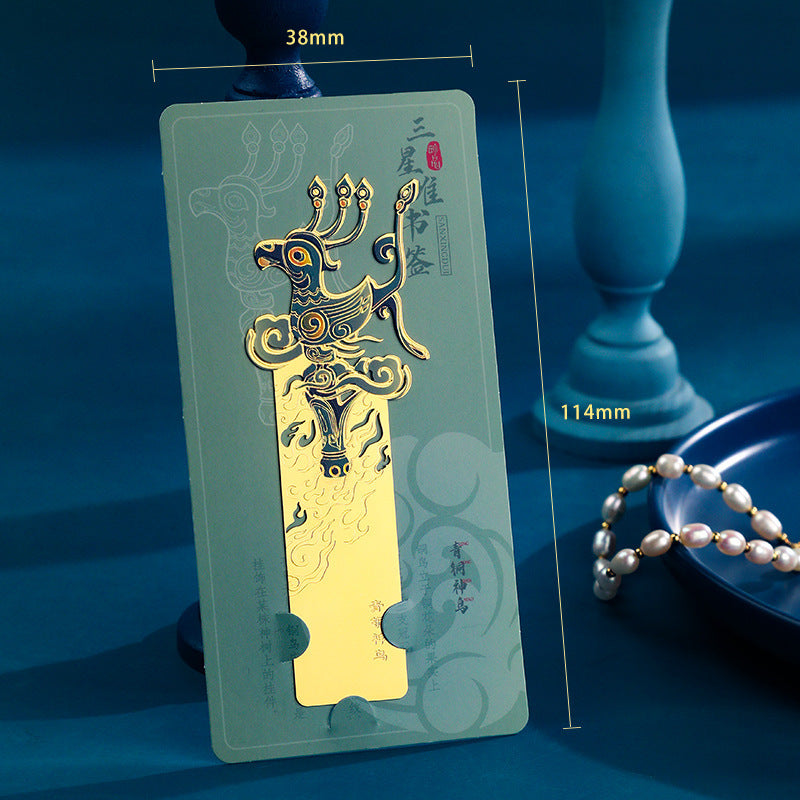 AuraKin Sanxingdui museum inspired Chinese style bookmark gift