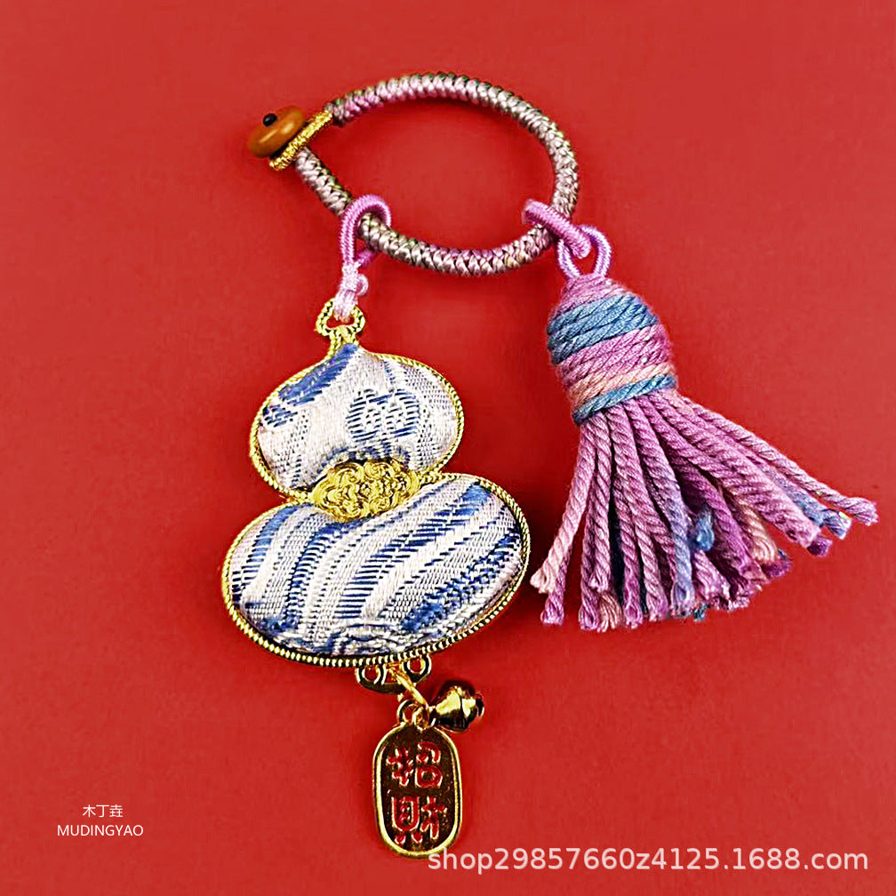 AuraKin double-sided Song Jin gourd keychain and bag charm