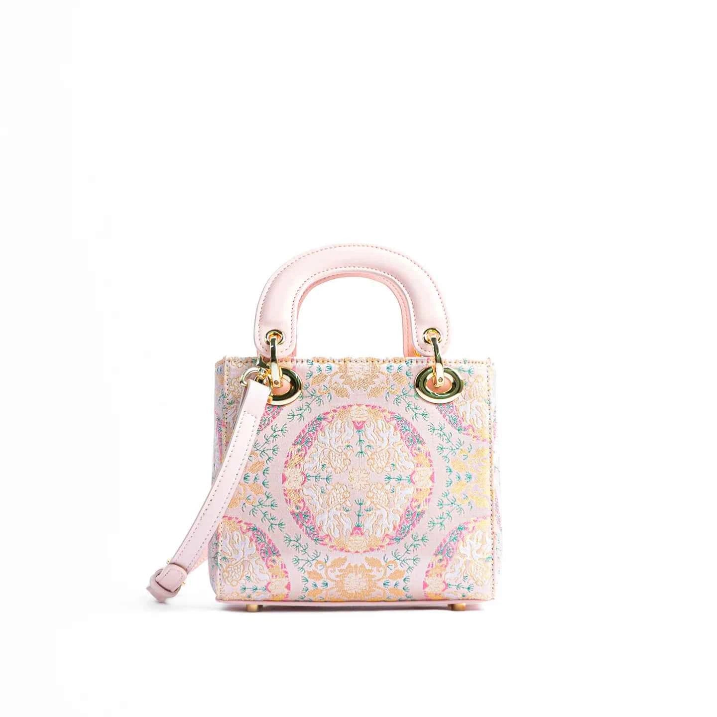 Intangible Cultural Heritage Song Jin Bag Mulberry Silk Shu Jin Bag New Chinese Style Premium Sense One Shoulder Crossbody Princess Diana Bag