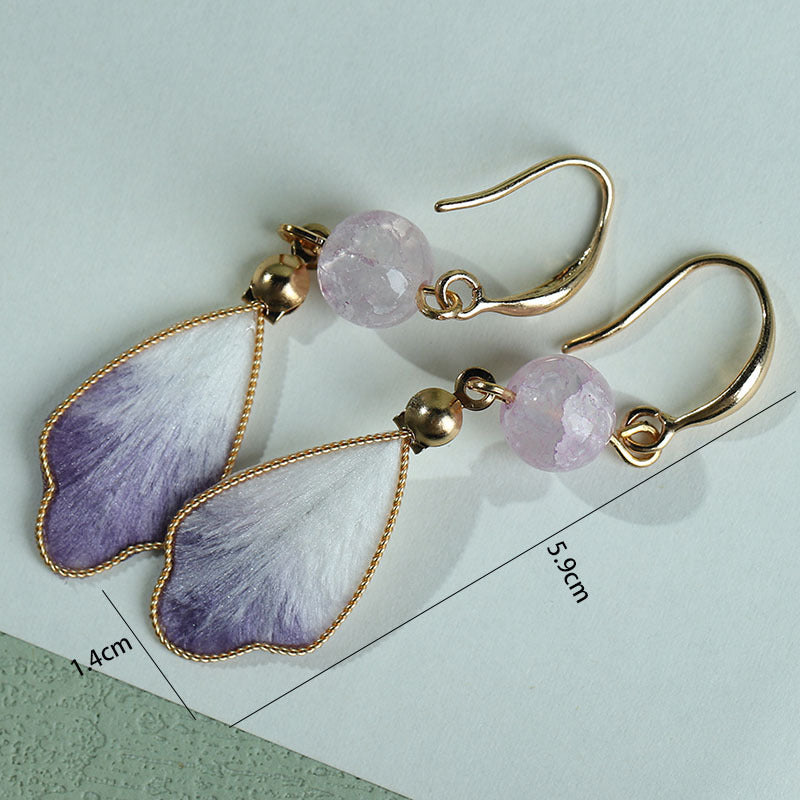 AuraKin $19.99 Velvet Flower Earrings Gift