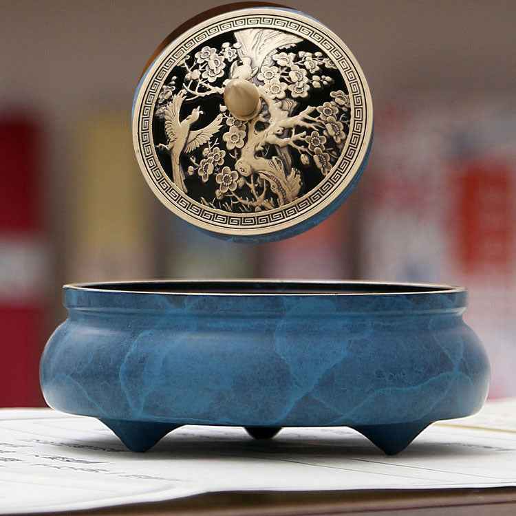 AuraKin burnt blue lotus Chinese classical incense tool set