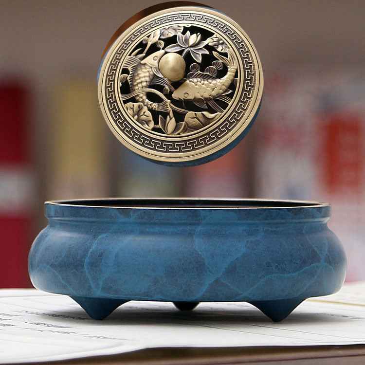 AuraKin burnt blue lotus Chinese classical incense tool set