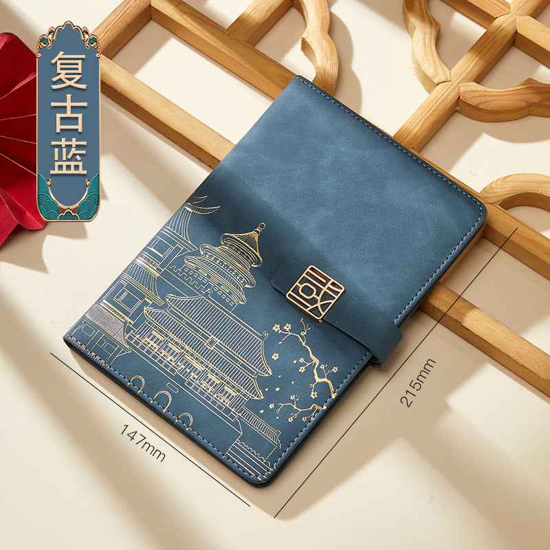 Chinese style A5 Guochao notebook custom-made high-end suit notepad Forbidden City merchandise souvenir plus logo