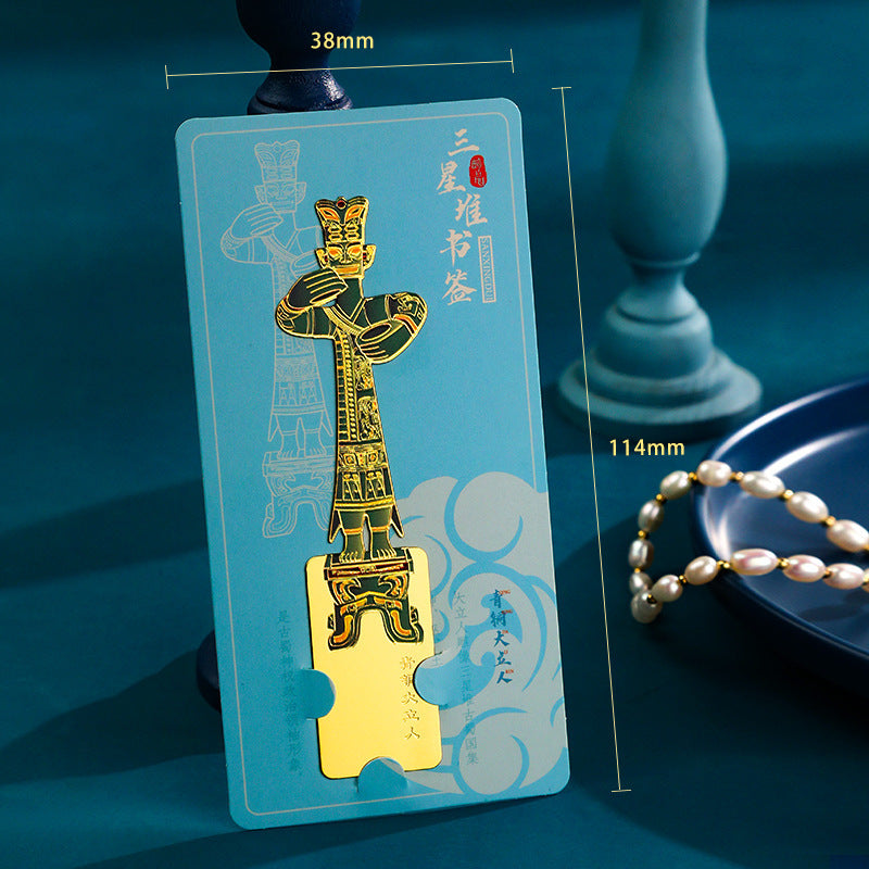 AuraKin Sanxingdui museum inspired Chinese style bookmark gift