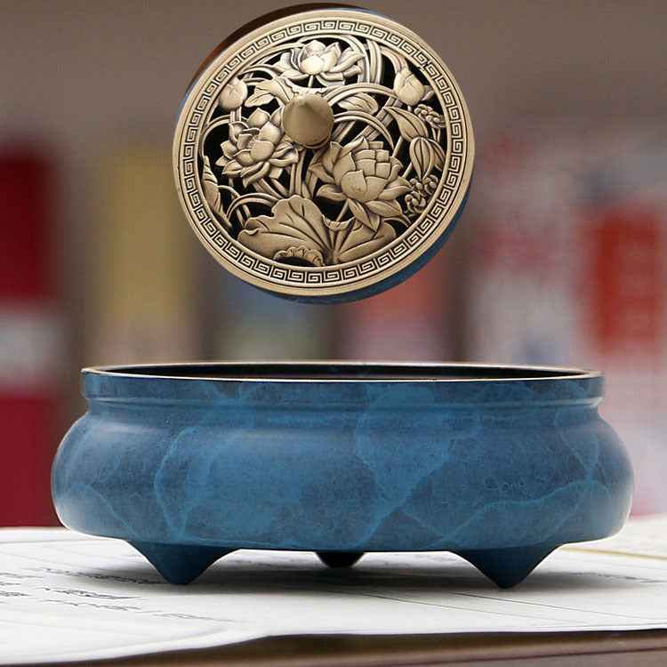AuraKin burnt blue lotus Chinese classical incense tool set