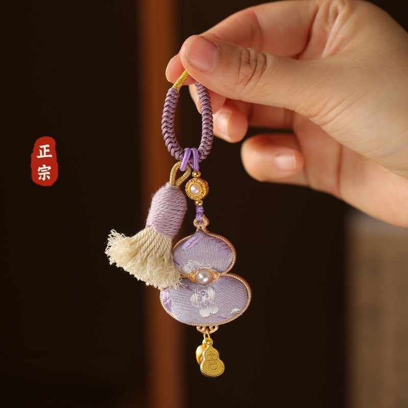 2026 Song Jin gourd bag hanging keychain, Song Jin DIY accessories, gourd pendant, national style Hanfu accessories - AuraKin